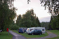Vorschaubild: Camping Ounaskoski in Rovaniemi weites Platzgelände