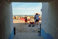 Vorschaubild: Camping Mare Blu in Torrette di Fano Bahnunterführung zum Strand