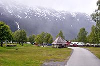 Vorschaubild: Camping Mosjøen in Mosjøen untere Plätze mit Grillhütte