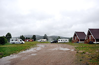 Vorschaubild: Bränna Camping in Överkalix Zufahrt zu den Stellplätzen