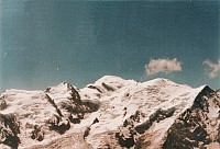 Vorschaubild: Chamonix Da ist er endlich, der schneebedeckte Gipfel des Montblanc.