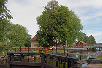 Vorschaubild: wieder Schweden - Götakanal Kanalschleuse bei Hjstorp