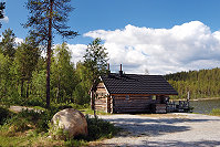 Vorschaubild: Skandinavische Impressionen Blockhütte am schwedischen Polarkreis