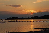 Vorschaubild: Ronæs Strand Camping in Ronæs bei Nørre Åby / Fyn Sonnenuntergang am Badestrand