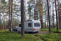 Vorschaubild: Kalevala Spirit Camping in Kuhmo Stellplatz im Wald