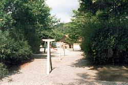 Vorschaubild: Camping Municipal d'Uzurat in Limoges Solche Wäscheleinen haben wir bisher auf noch keinem Campingplatz gesehen