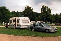 Vorschaubild: Camping Municipal de la Grelete in Sainte Menehould Trotz Hauptreisezeit ist der schöne Platz nur wenig belegt