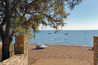 Vorschaubild: Camping Ionion Beach in Glifa bei Lygia Eingang zum Strand