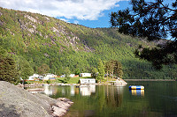 Vorschaubild: Neset Camping in Byglandsfjord Kleiner Fjordblick