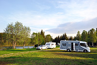 Vorschaubild: NAF-Camping Mellingsmo in Namsskogan / Namsen schöne Lage am Fluss