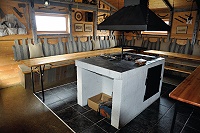 Vorschaubild: Berlevåg Camping in Berlevåg / Kongsfjord Grillhütte innen