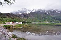 Vorschaubild: Gullesfjordbotn Camping in Gullesfjord Blick aus dem Wohnwagenfenster