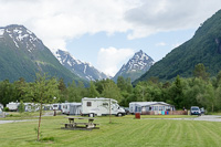 Vorschaubild: Byrkjelo Camping in Byrkjelo Bergpanorama