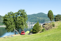 Vorschaubild: Kjørnes Camping in Sogndal Zelt am Ufer