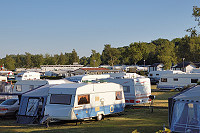 Vorschaubild: Tobisviks Camping in Simrishamn Gelände von der Düne aus gesehen