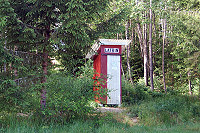 Vorschaubild: Kerstins Camping in Mellerud Intakte Sanitärhütte aus uralten Zeiten