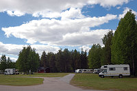 Vorschaubild: Jokkmokks Campingcenter in Jokkmokk Stellplätze auf ebenen Rasenflächen