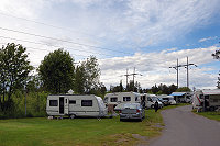 Vorschaubild: Östersunds Stugby och Camping in Östersund Stromleitung über das Platzgelände