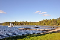 Vorschaubild: Saiva Camping in Vilhelmina angrenzende Badestelle
