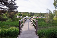 Vorschaubild: Stöde Camping in Stöde Brücke zum unteren Platzteil