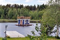 Vorschaubild: Kolgårdens Stugby & Camping in Lövliden bei Vilhelmina Hausboot