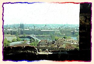 Blick vom Hradcin über Prag