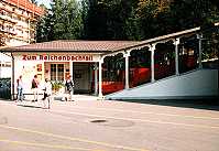 Vorschaubild: Reichenbachfall Zu den Wasserfällen gelangt man mit einer Bergbahn.