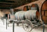 Vorschaubild: Deutschland Am Deutschen Weintor sind einige Exponate zum Wein ausgestellt.