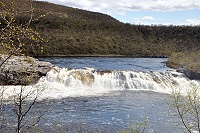 Vorschaubild: am Fluss Wasserfall bei Maze