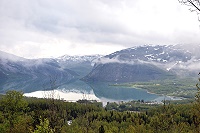 Vorschaubild: nach Süden im Laisdalen an der 95