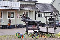 Vorschaubild: im schwedischen Lappland am Bahnhof Arvidsjaur