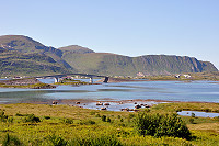 Vorschaubild: Auf den Lofoten Brücke bei Ramberg