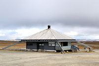 Vorschaubild: am Nordkap das Kassenhäuschen