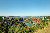 Vorschaubild: Frankreich Anreise der Garabit-Viadukt Gustave Eiffels bei Saint-Flour